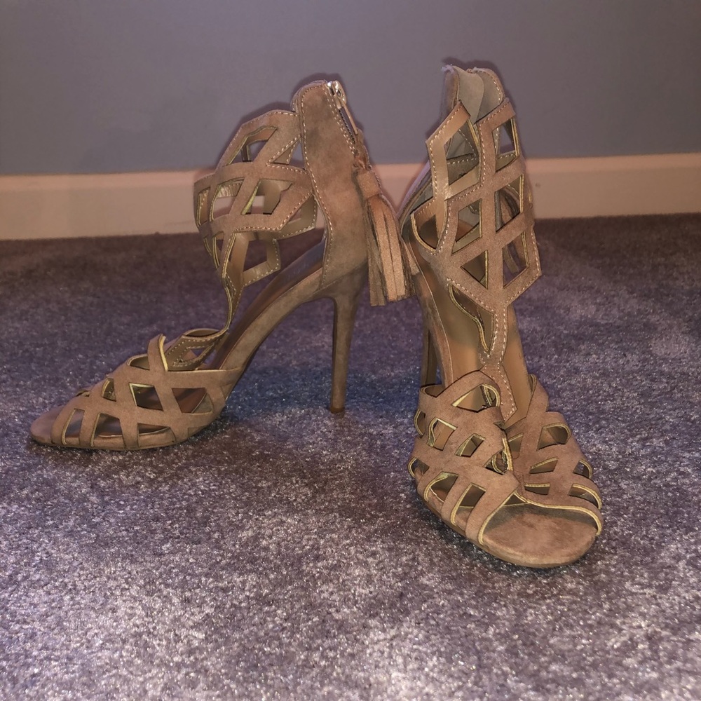 Nude High Heel Sandal